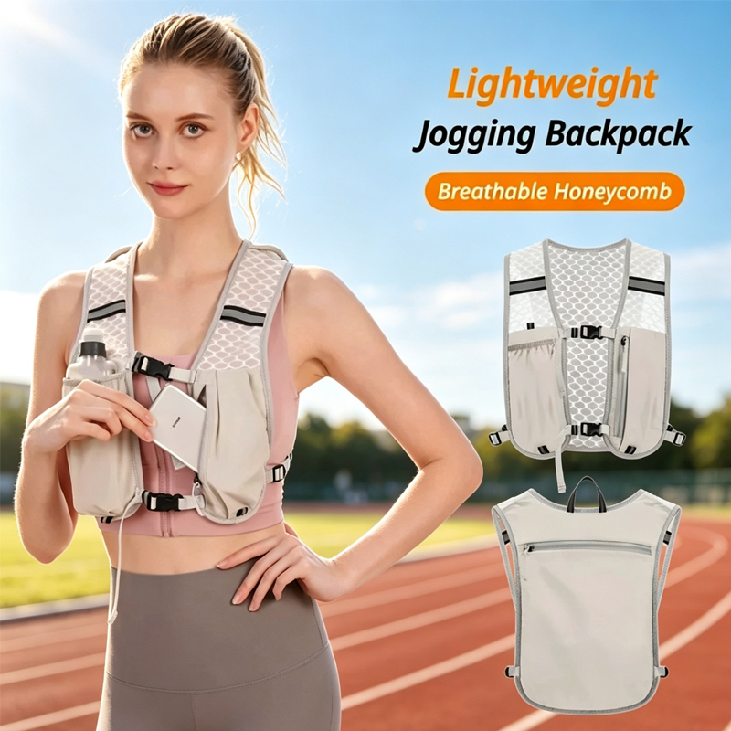 Cycling Commute Backpack - حقيبة ظهر خفيفة الوزن للجري والدراجات،