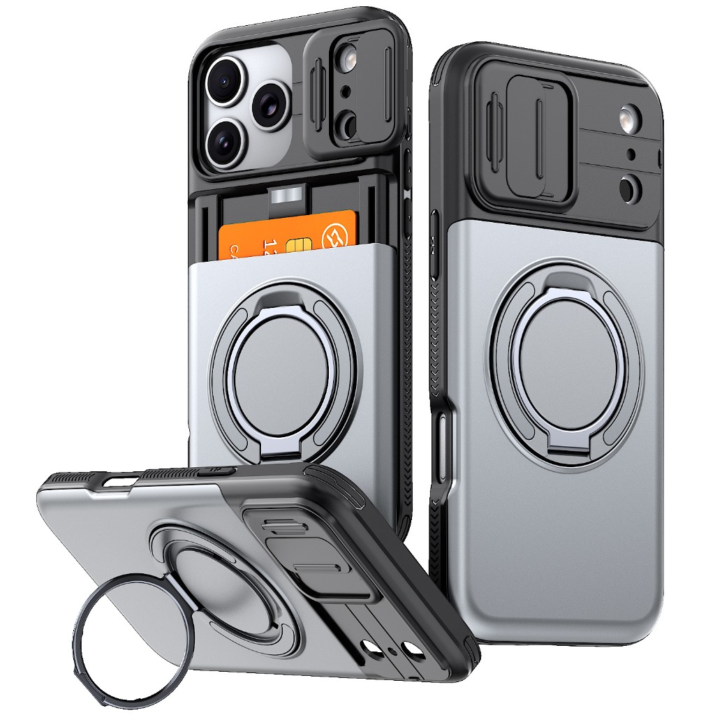 Kickstand Adjustable - حافظة هاتف متعددة الوظائف لآيفون 18