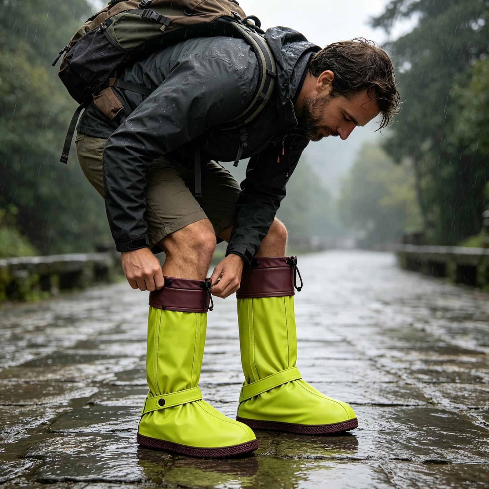 أغطية أحذية مقاومة للماء بسحاب - مراجعة Cycling Commute Shoes وسعره
