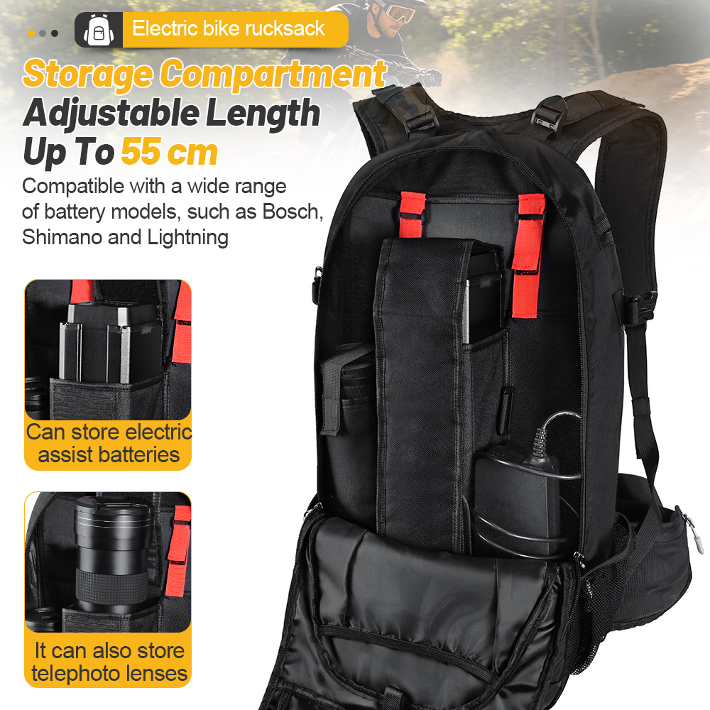 حقيبة ظهر للدراجة الكهربائية،  - مراجعة Cycling Commute Backpack وسعره
