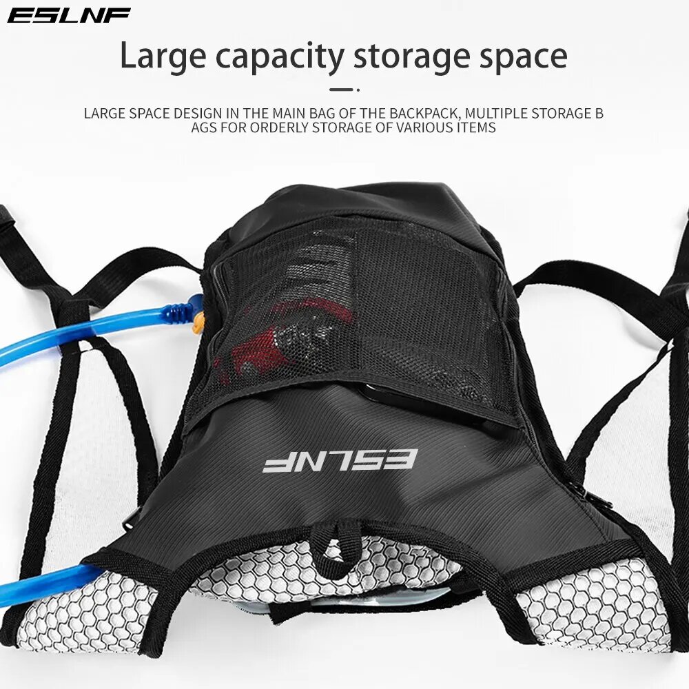 ESLNF دراجة دراجة أكياس حقيبة  - مراجعة Cycling Commute Backpack وسعره