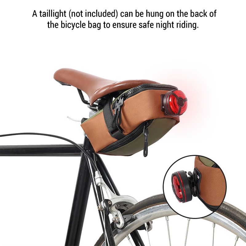 حقيبة سرج الدراجة مقاومة للماء - مراجعة Saddle Bag Under Seat وسعره