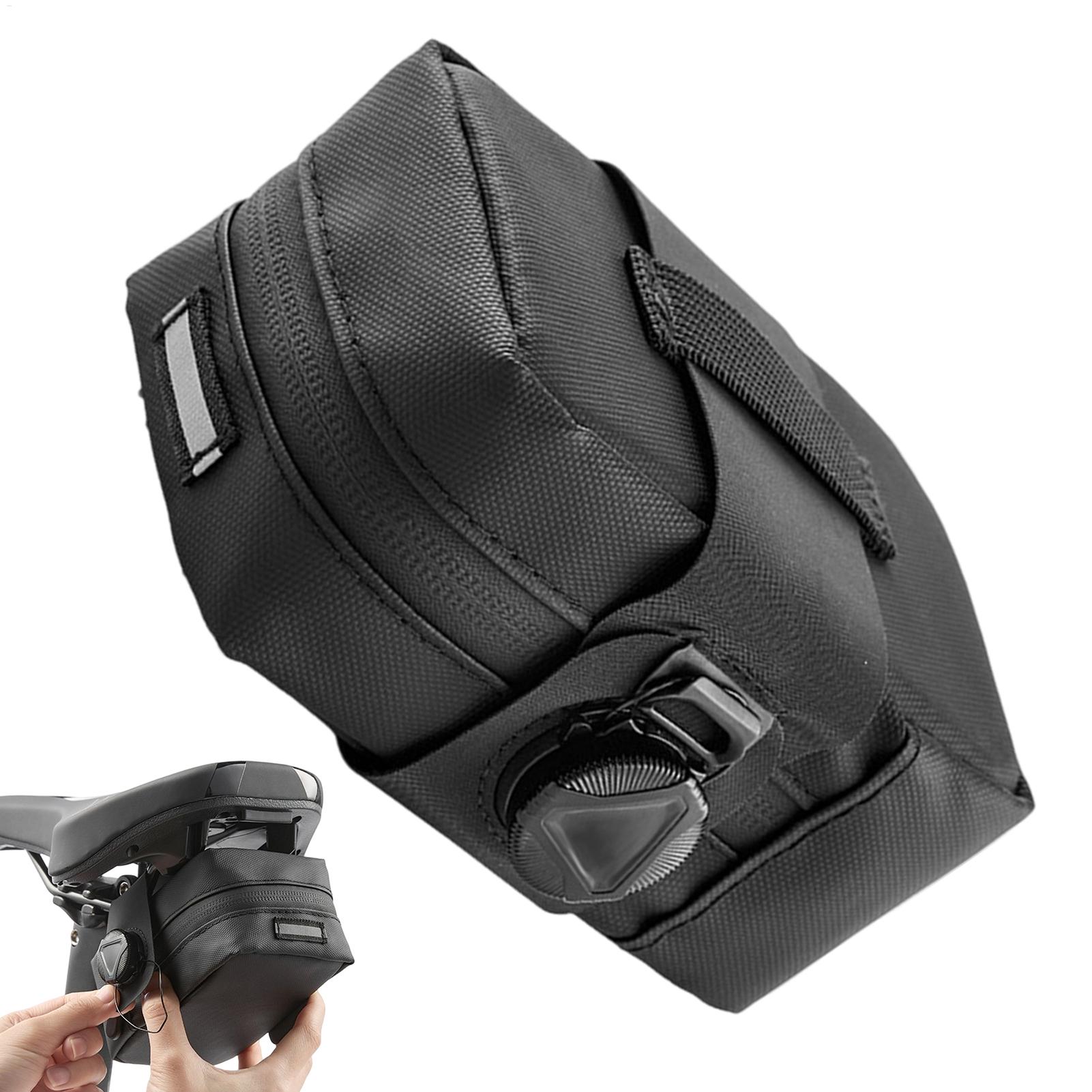 حقيبة سرج للدراجة بقفل دوار تح - مراجعة Saddle Bag Under Seat وسعره