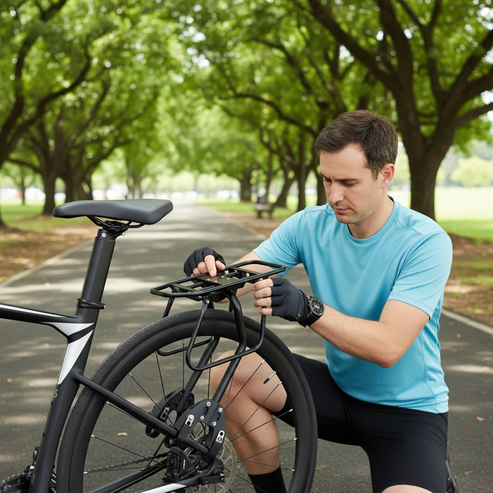 حامل خلفي للدراجة خفيف الوزن م - مراجعة Cycling Commuting وسعره