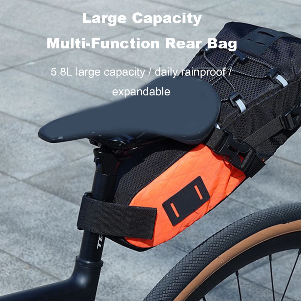 حقيبة دراجة متعددة الوظائف بسع - مراجعة Saddle Bag Under Seat وسعره