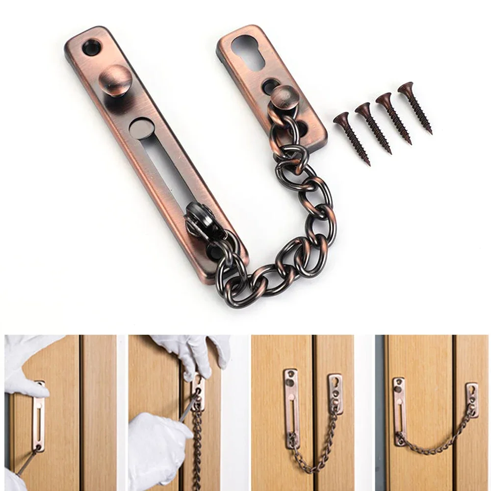 سلسلة الباب مع قفل قفل الباب س - مراجعة Chain Lock Combination وسعره
